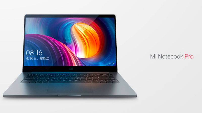 Xiaomi Mi Notebook Pro features